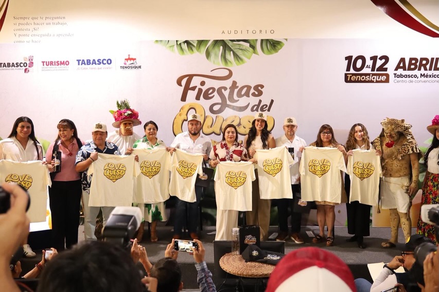 Presentan Fiestas del Queso 2026 que se realizarán del 10 al 12 de abril en&nbsp;Tenosique