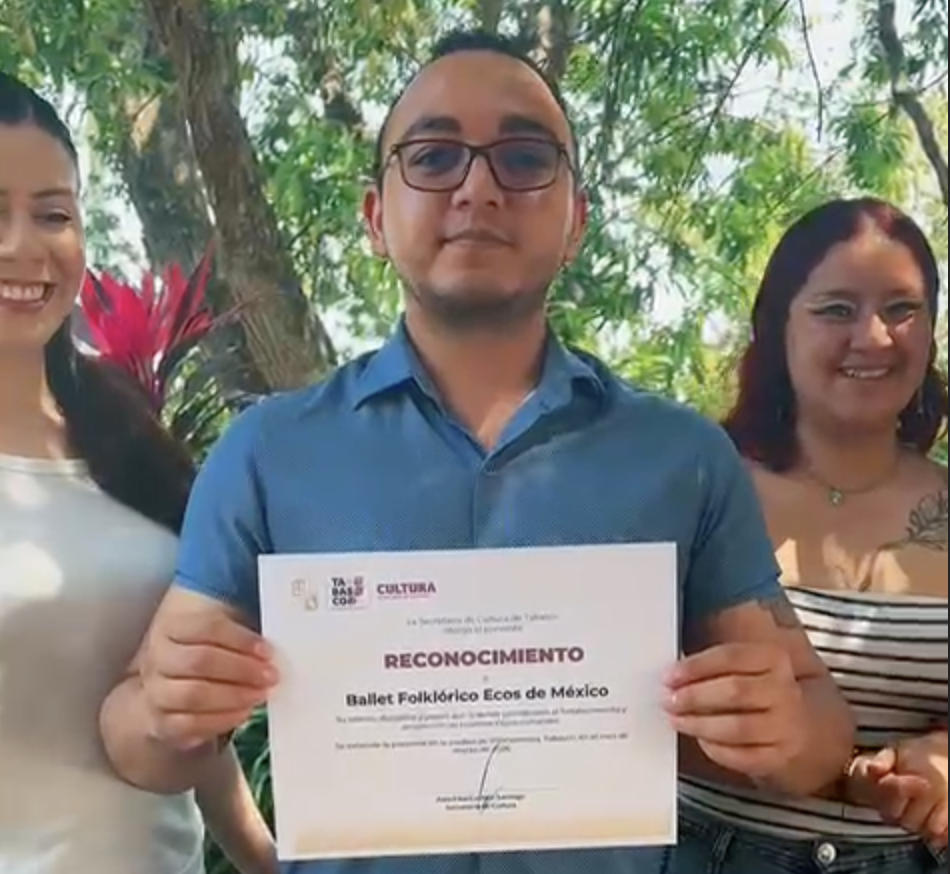 Ballet Folklórico Ecos de México recibe capacitación de Zapateo Tabasqueño en&nbsp;Villahermosa
