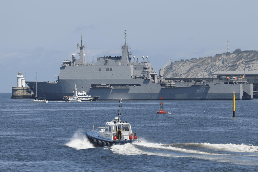 EE.UU. despliega un buque con 3 mil 500 marinos en medio de la guerra contra&nbsp;Irán