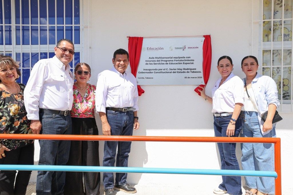 Inauguran aula multisensorial en CAM 25 de Centla,&nbsp;Tabasco