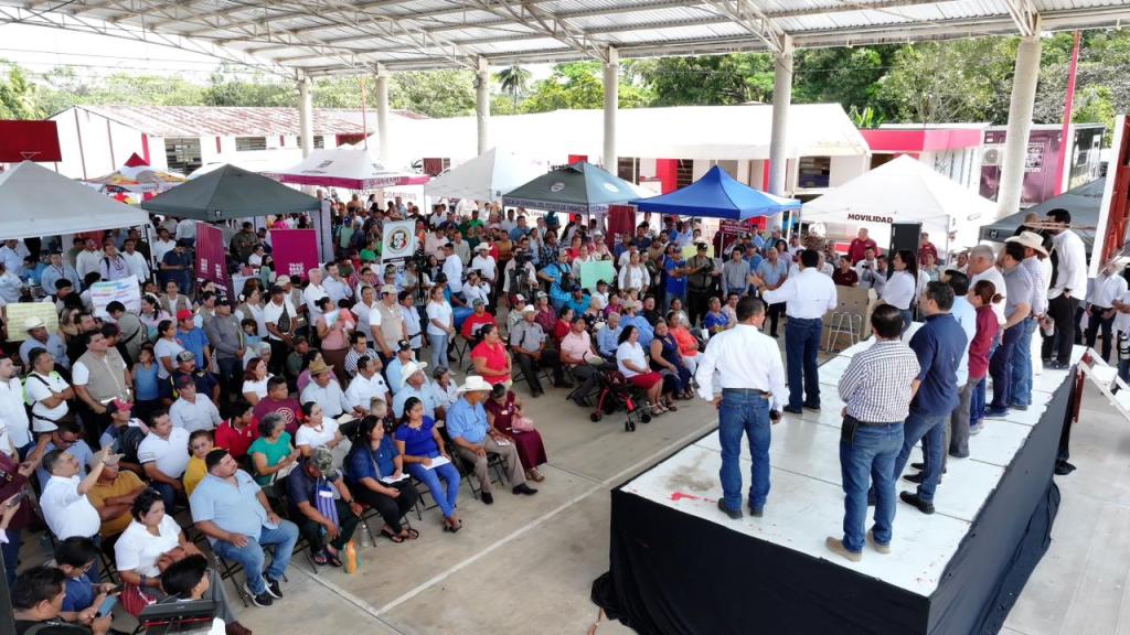 Impulsan riego tecnificado en Tabasco durante Jornada de Atención al Pueblo en Territorio en Tenosique; meta es alcanzar 3 mil hectáreas en 2026