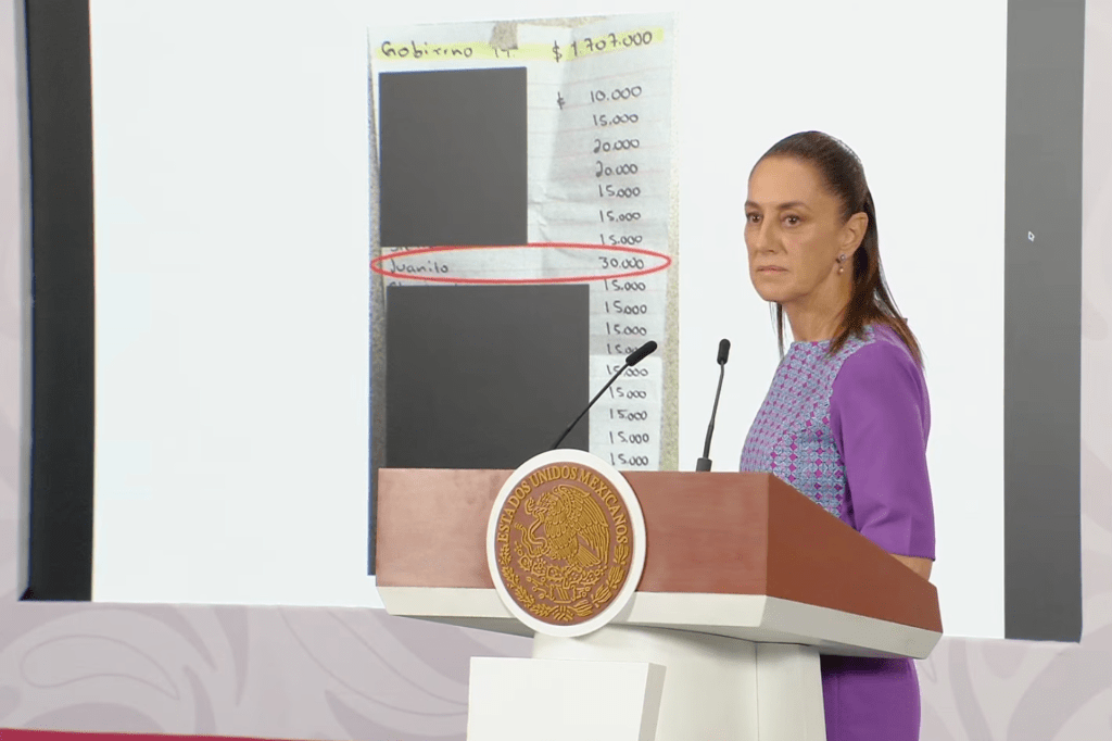 “Es una hoja de papel”: Sheinbaum cuestiona prueba que envió EE.UU. contra Rocha Moya y otros 9&nbsp;funcionarios
