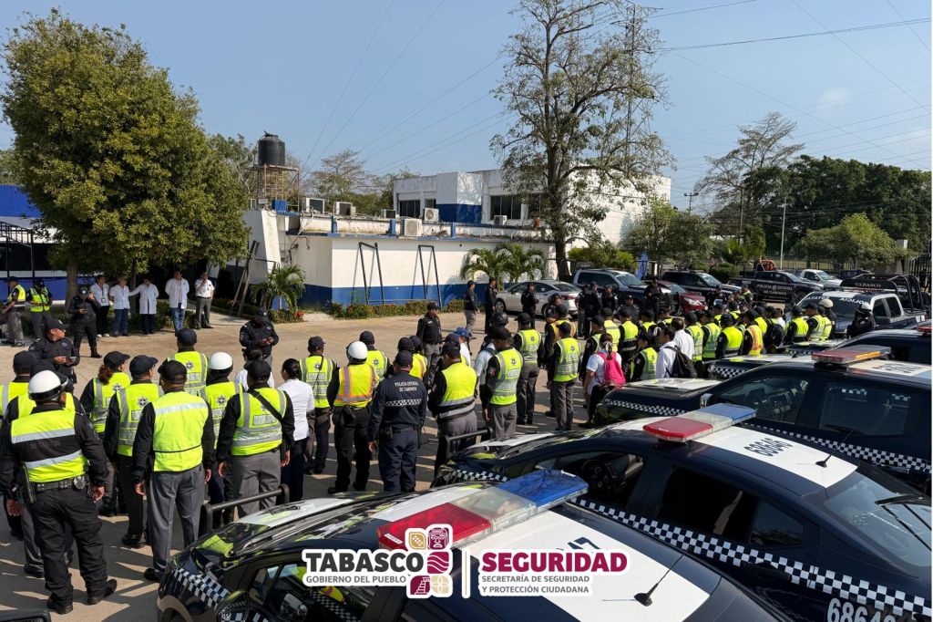 Refuerzan seguridad en Tabasco con mil 200 elementos durante periodo&nbsp;vacacional