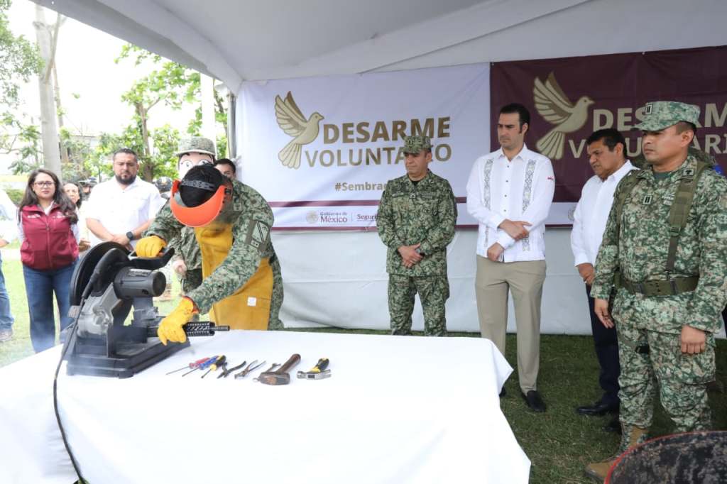 Inician en Tabasco Jornadas de Paz y programa de Desarme Voluntario