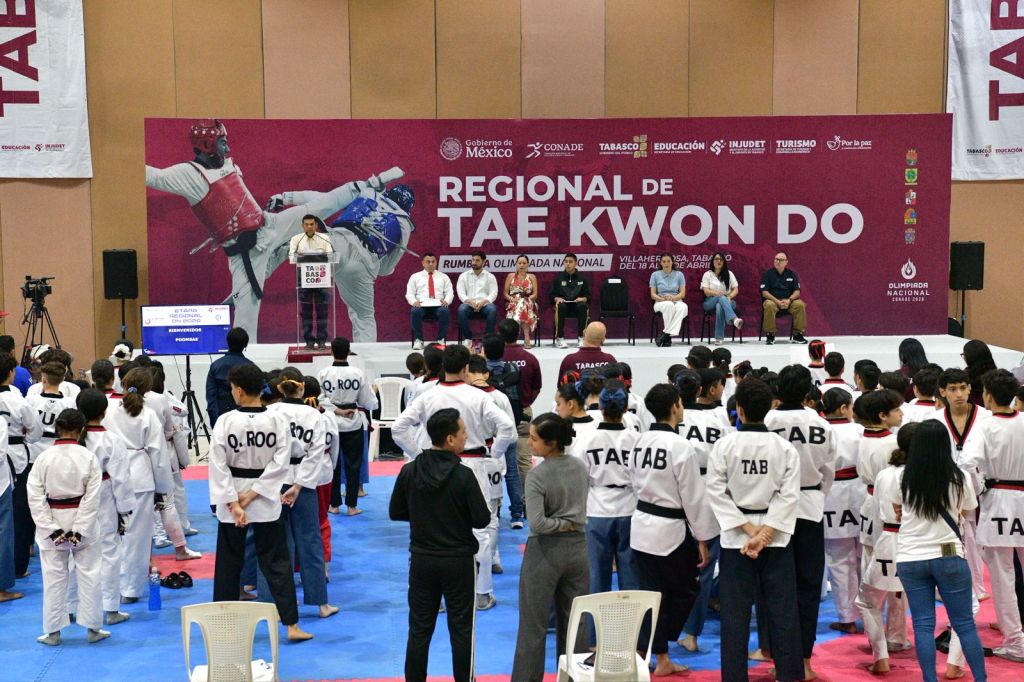 Tabasco inaugura Torneo Regional de Taekwondo rumbo a la Olimpiada Nacional CONADE&nbsp;2026