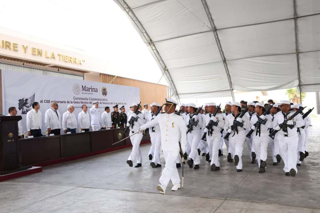 Conmemoran en Tabasco la Gesta Heroica de Veracruz a 112&nbsp;años