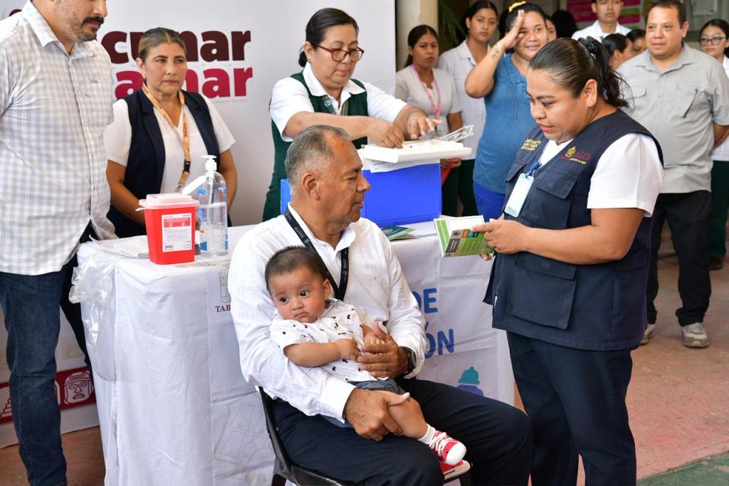 Inicia Semana Nacional de Vacunación 2026 en Tabasco; buscan proteger a toda la&nbsp;población