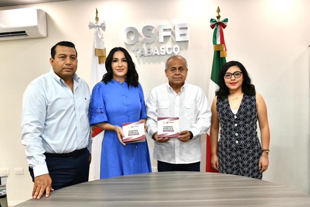 Entregan cuenta pública 2025 del Poder Ejecutivo al OSFE en&nbsp;Tabasco