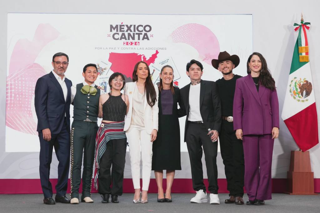 Presenta Claudia Sheinbaum segunda edición de “México Canta por la paz y contra las&nbsp;adicciones”