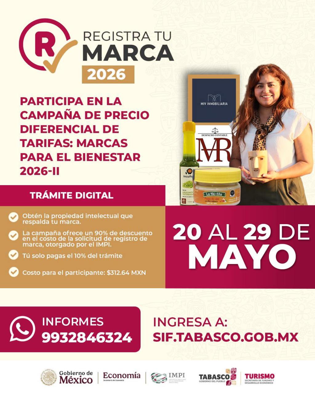 Impulsan en Tabasco campaña “Marcas para el Bienestar 2026-II” para fortalecer emprendimientos