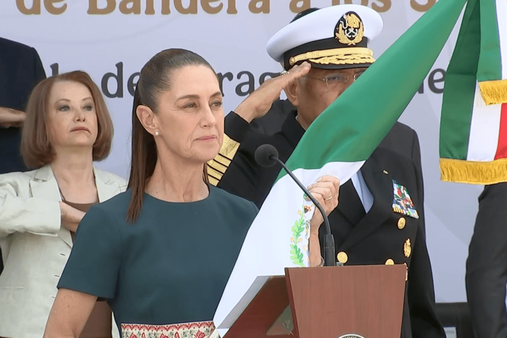 Sheinbaum en celebración del 5 de mayo: “Ninguna potencia extranjera nos va a decir cómo nos&nbsp;gobernamos”