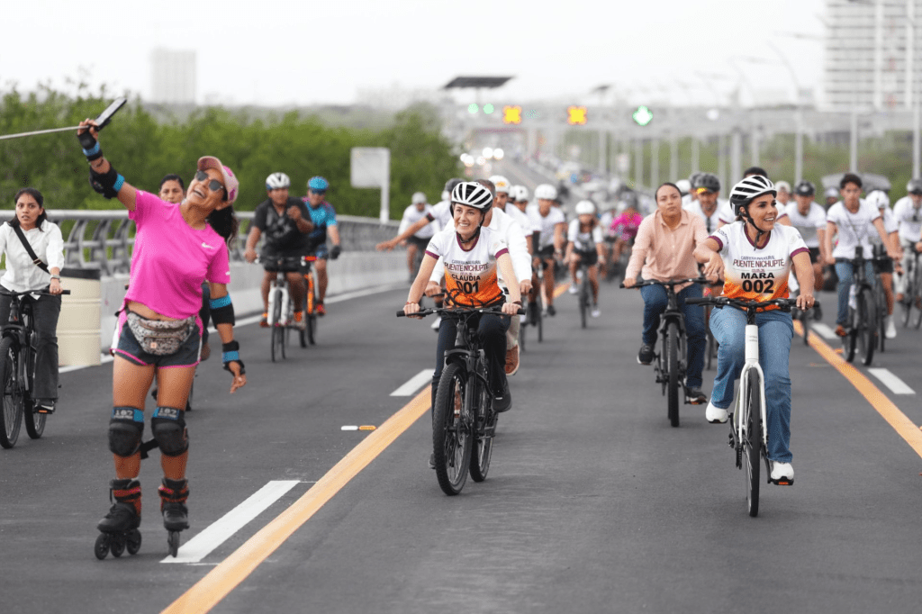 Sheinbaum inaugura Puente Nichupté en&nbsp;Cancún