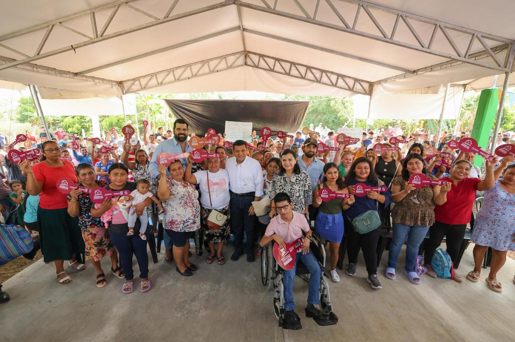 Entregan 100 viviendas del programa “Construyendo Esperanza” en&nbsp;Centro