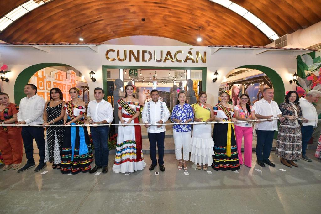 Gobernador inaugura stands de Cunduacán y Emiliano Zapata en la Feria Tabasco&nbsp;2026