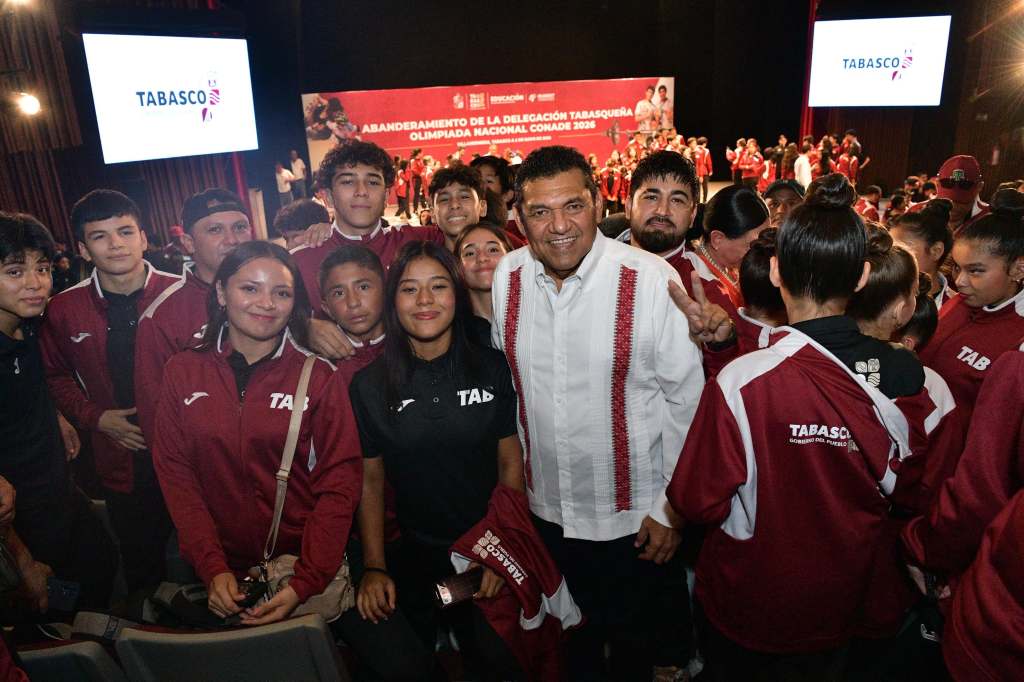 Javier May abandera a histórica Delegación Tabasco rumbo a la Olimpiada Nacional Conade&nbsp;2026