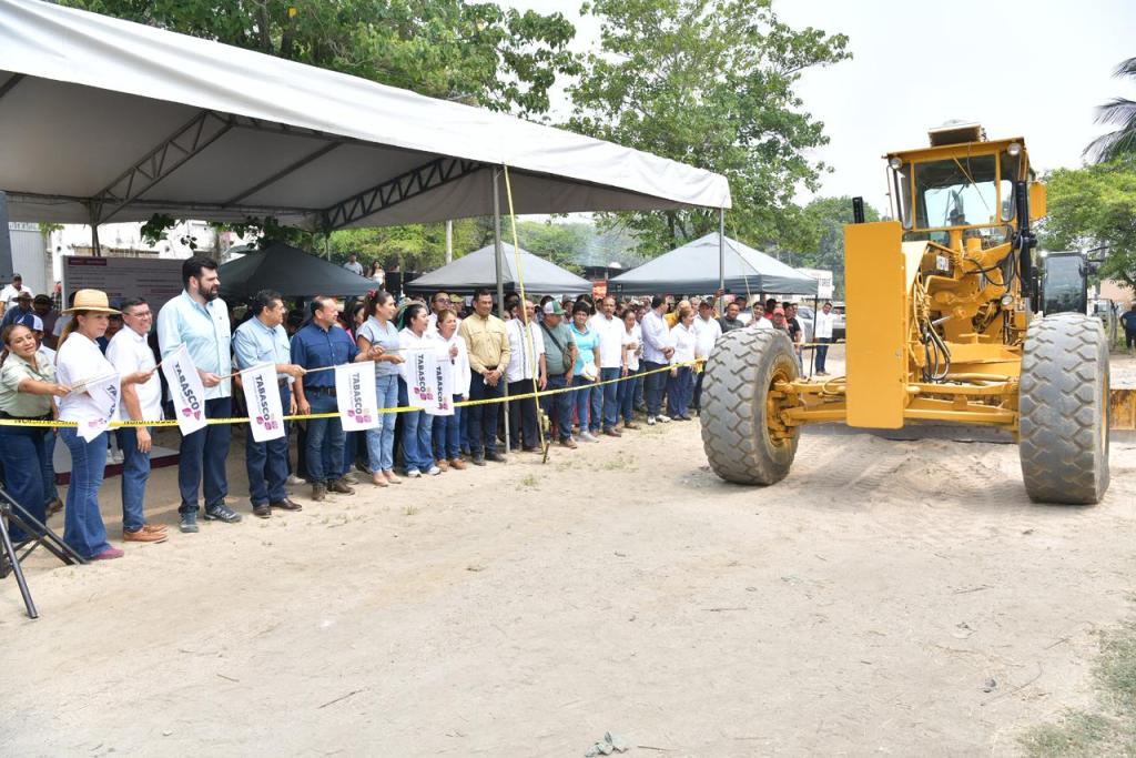 Gobierno de Tabasco inicia obras hidráulicas y carreteras por más de 45 mdp en Cárdenas