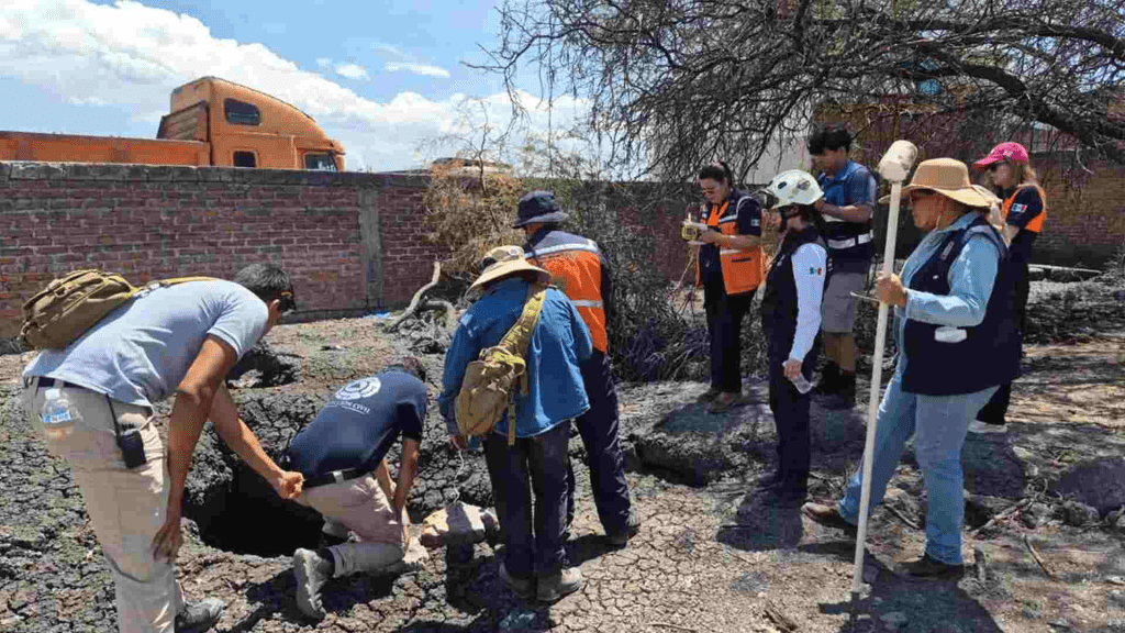 UNAM descarta surgimiento de un géiser o volcán en Michoacán