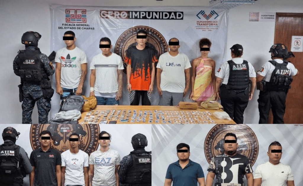 Desmantelan banda de extorsionadores “gota a gota” en Chiapas