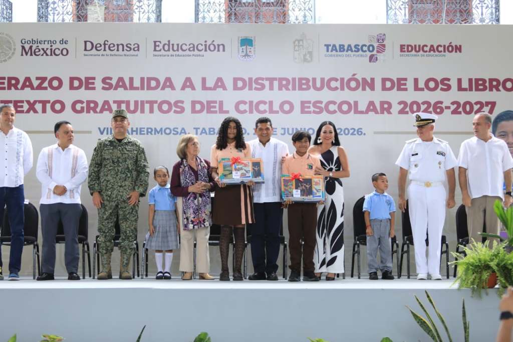Inicia en Tabasco distribución de más de 3.2 millones de libros de texto gratuitos para el ciclo escolar&nbsp;2026-2027