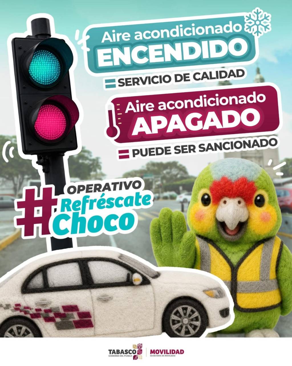 Movilidad exhorta a transportistas a mantener encendido el aire acondicionado en unidades