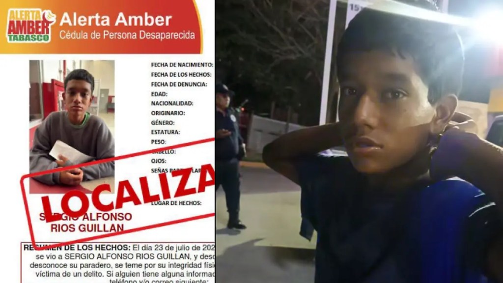 Adolescente reportado como desaparecido en Tamaulipas es localizado en&nbsp;Villahermosa