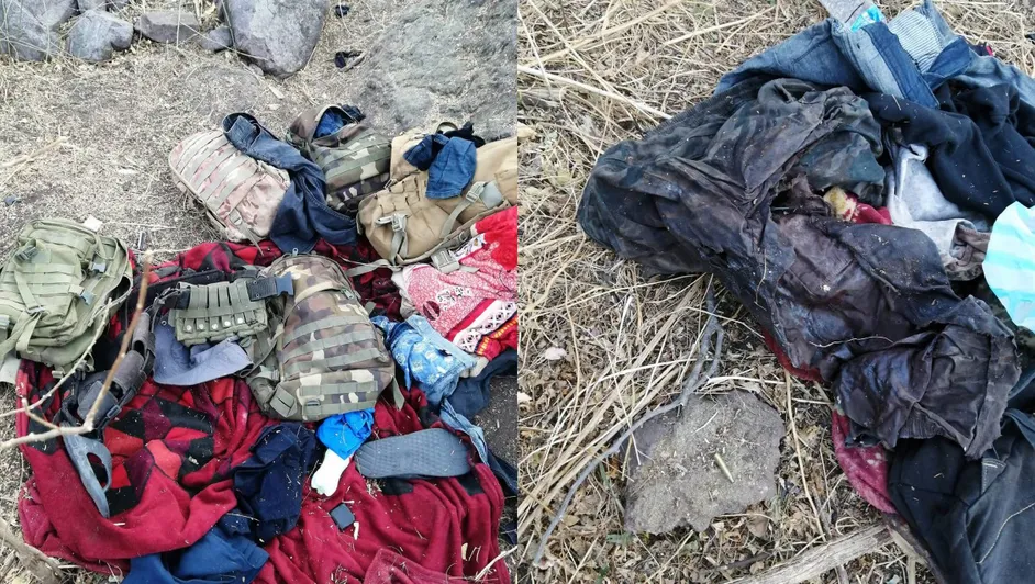 Difunden imágenes de equipo presuntamente abandonado tras enfrentamientos en&nbsp;Guerrero