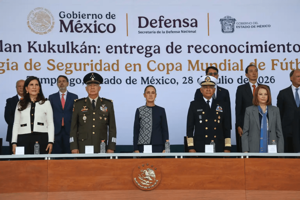 Claudia Sheinbaum reconoce a servidores públicos por operativo de seguridad durante el Mundial&nbsp;2026