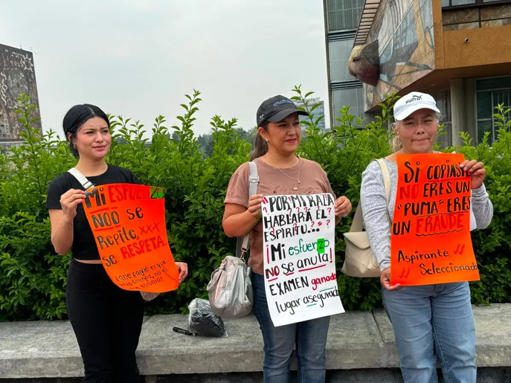 Aspirantes aceptados en la UNAM exigen que se respete su lugar y&nbsp;puntaje