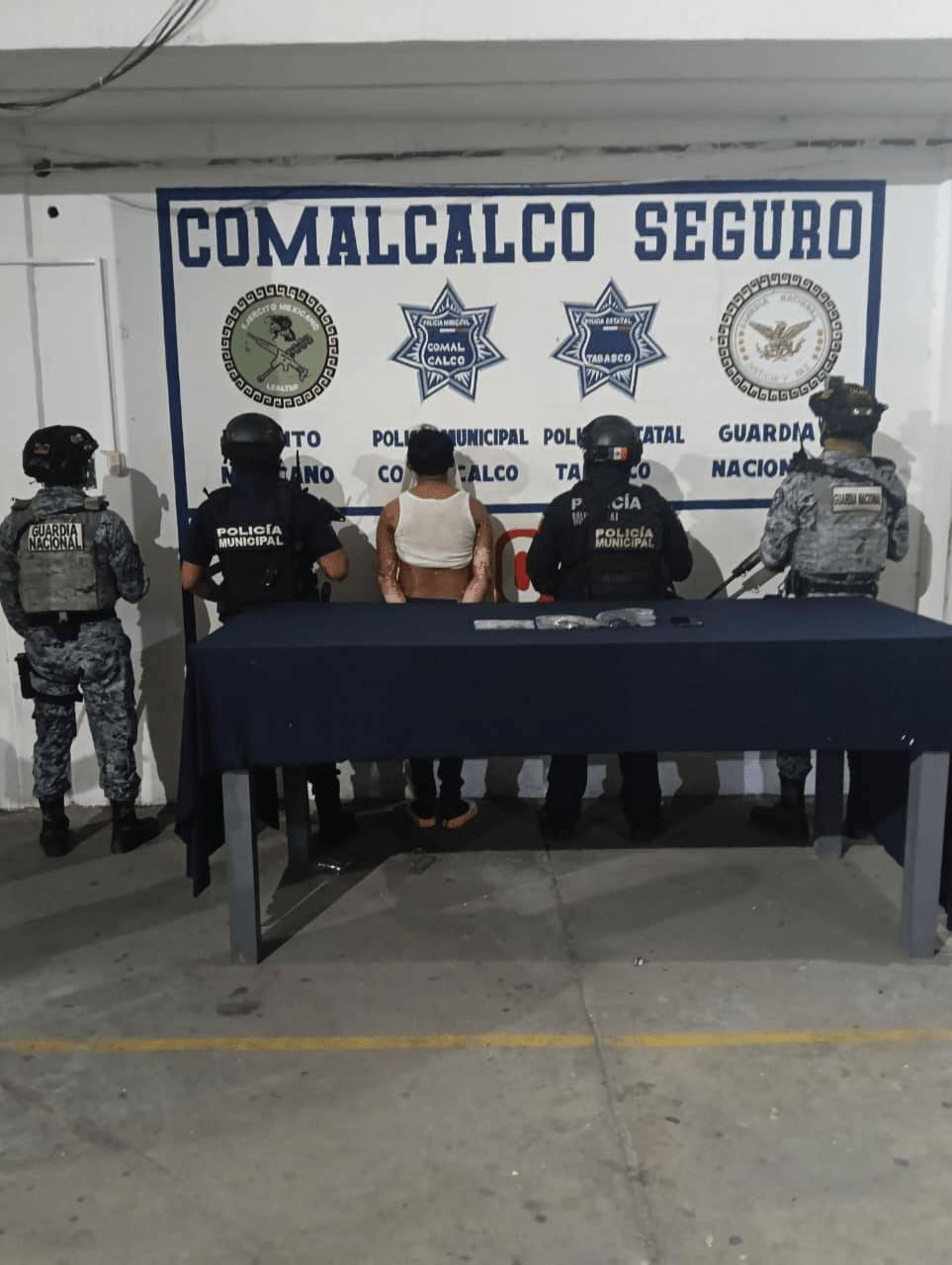 Detienen a menor con marihuana y “cristal” en Comalcalco