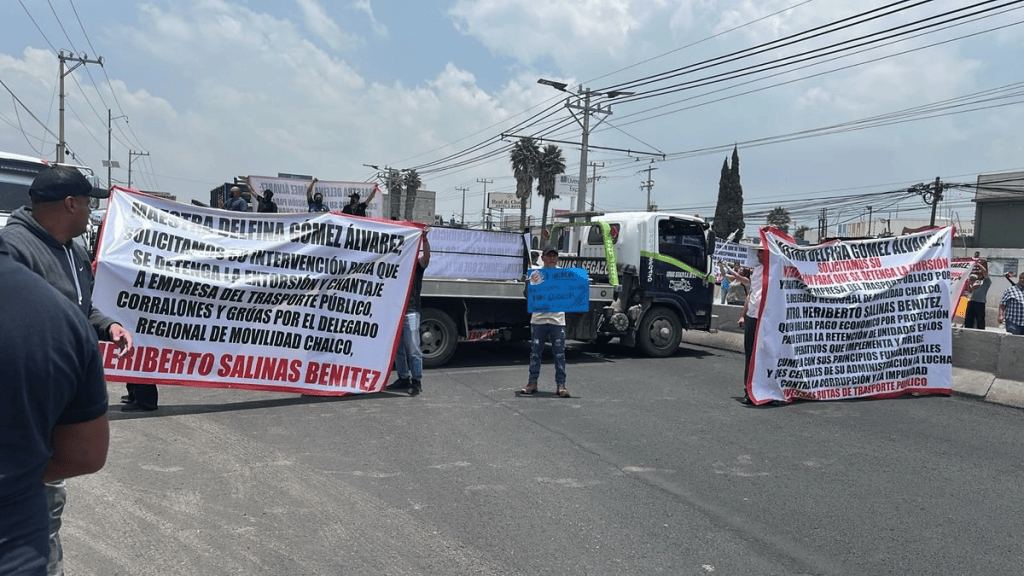 Bloquean la carretera México-Cuautla para protestar contra presuntas&nbsp;extorsiones