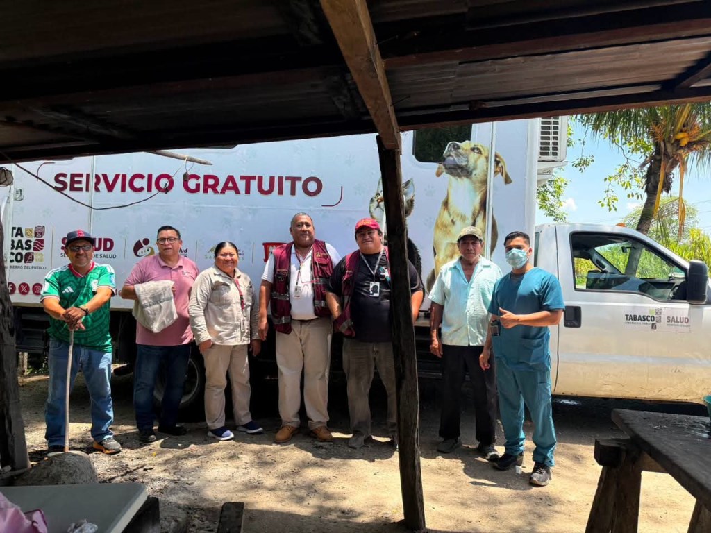 Salud realiza jornadas gratuitas de vacunación y esterilización para mascotas en&nbsp;Jonuta