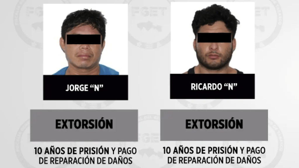 Sentencian a extorsionadores a varios años de prisión en&nbsp;Tabasco