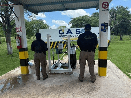 FGR asegura 3 mil 500 litros de hidrocarburo durante cateo en&nbsp;Balancán