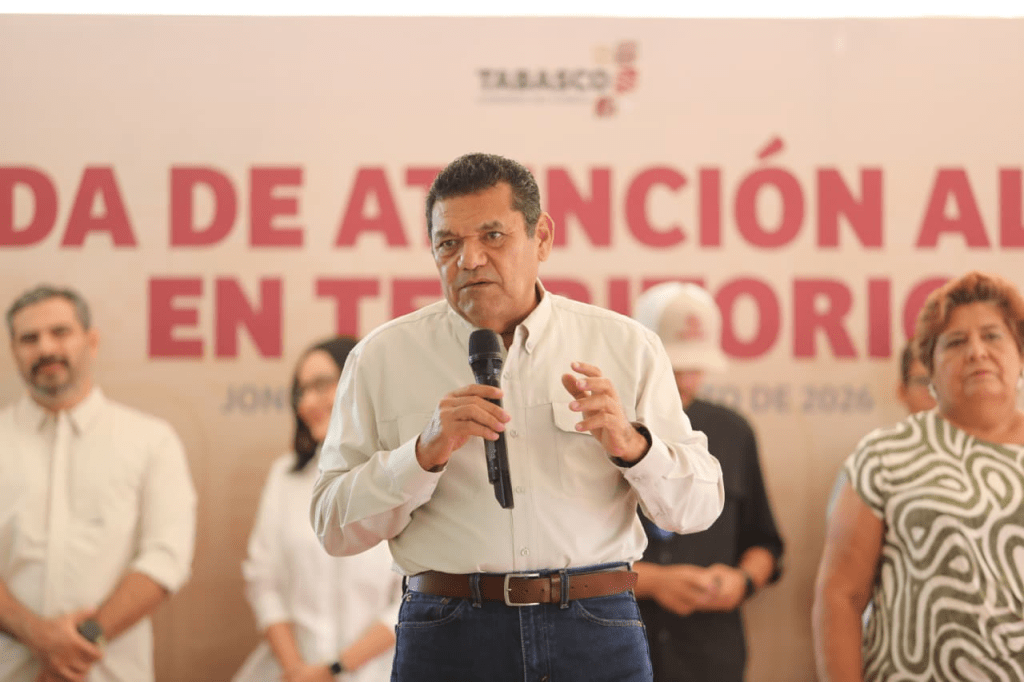 Gobierno de Tabasco fortalece atención en Jonuta y reporta más de 163 mdp en obra pública