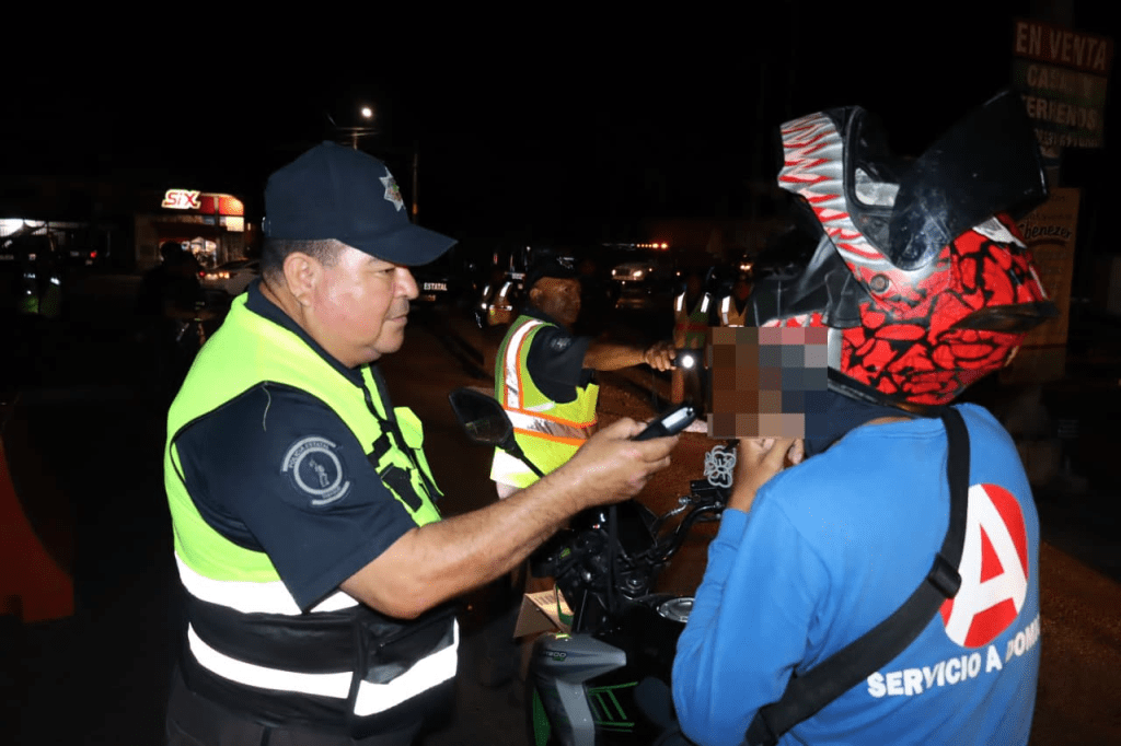 Realizan Operativo Alcoholímetro en Tabasco; detectan a siete conductores en estado de ebriedad