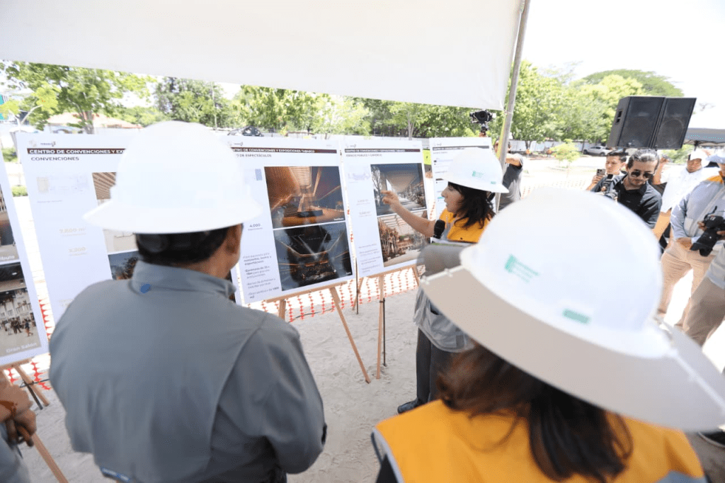Centro de Convenciones de Villahermosa registra 75% de avance en cimentación