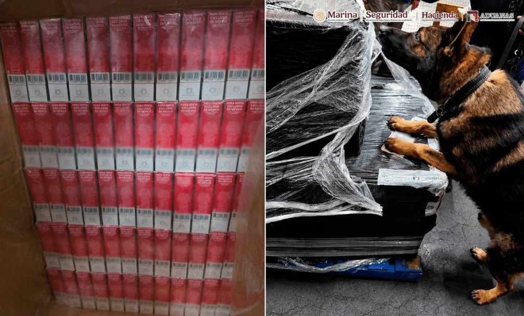 Aseguran más de 5.8 millones de cigarrillos apócrifos en el&nbsp;AICM