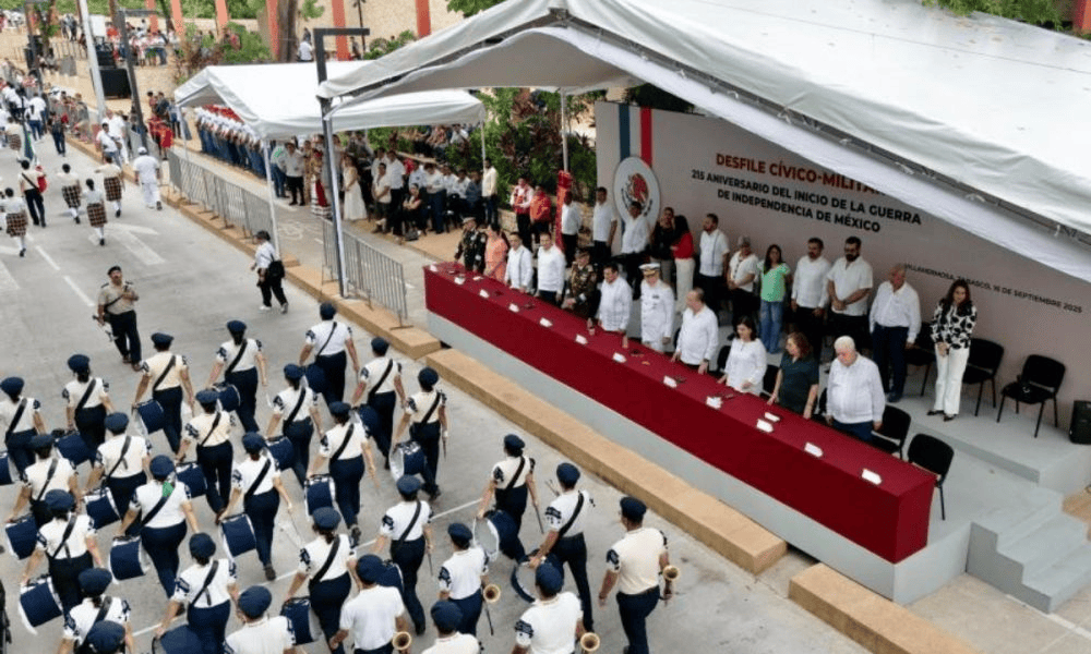 Más de 2 mil estudiantes participarán en el Desfile del 16 de septiembre en&nbsp;Villahermosa