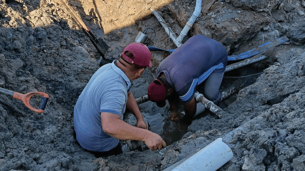 SAS repara 26 fugas de agua en el municipio de&nbsp;Centro