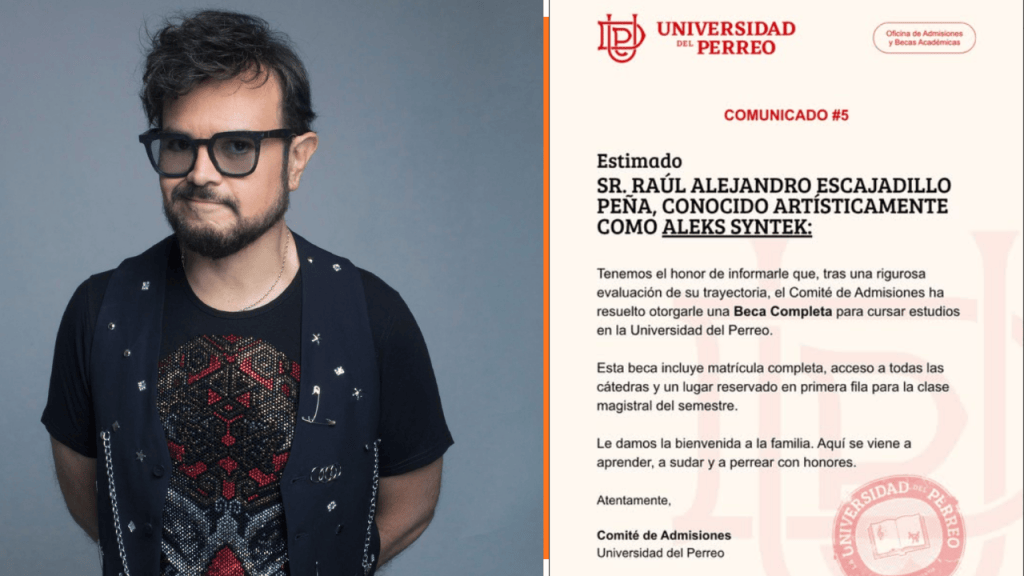 Wisin ofrece una “beca completa” a Aleks Syntek en la Universidad del&nbsp;Perreo