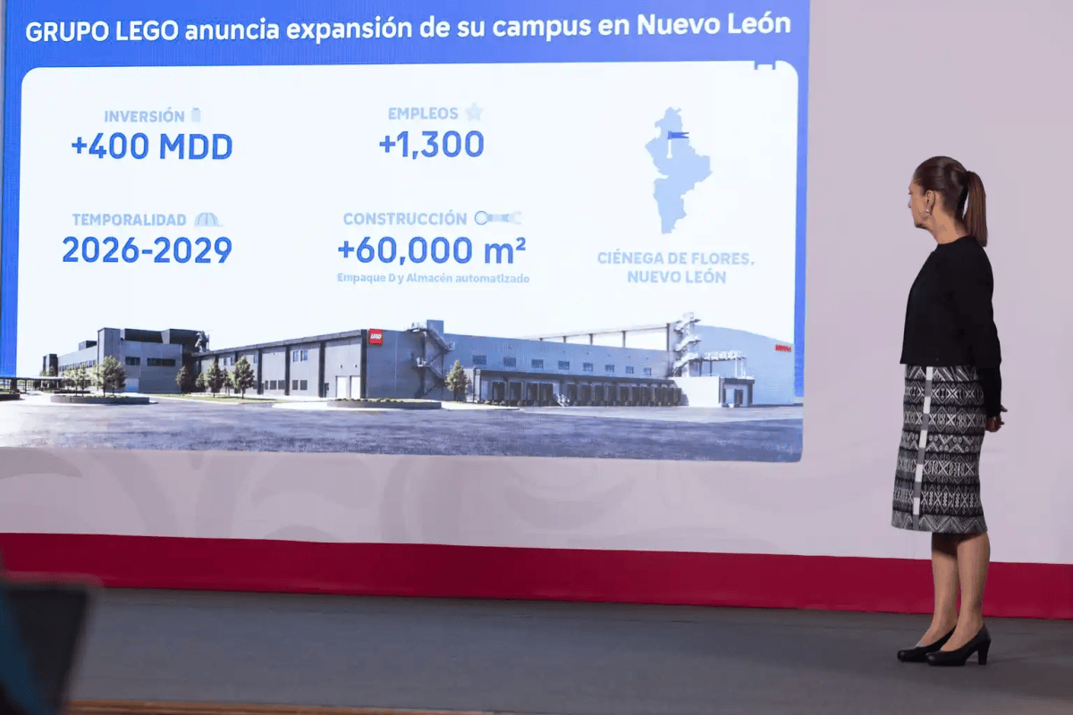 LEGO invertirá 400 millones de dólares para ampliar operaciones en Nuevo&nbsp;León