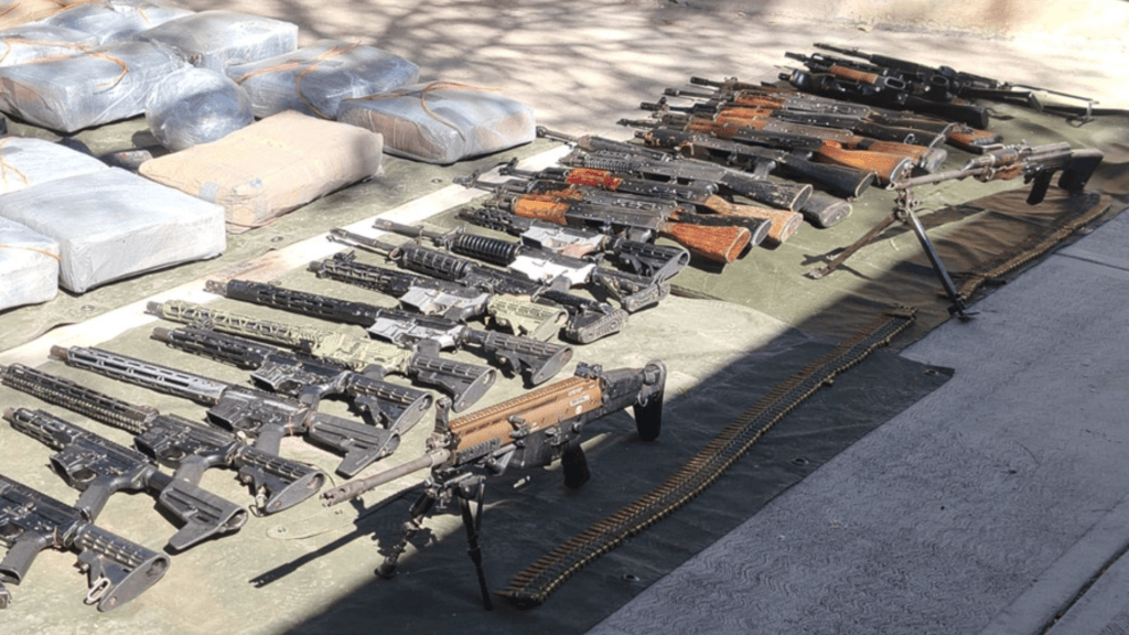 Decomiso de armas en Tabasco aumenta más de mil 300 por ciento entre 2020 y&nbsp;2025