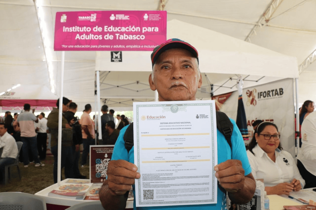 IEAT reporta avances en educación para adultos: 22 mil 892 concluyeron estudios en&nbsp;Tabasco