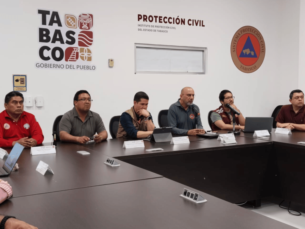 Protección Civil de Tabasco activa medidas preventivas ante lluvias intensas por frente&nbsp;frío