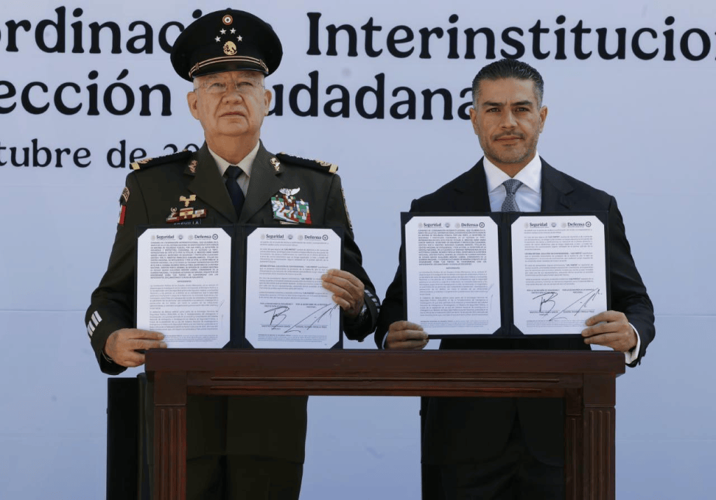 Gobierno federal firma convenio para fortalecer inteligencia y seguridad en&nbsp;México