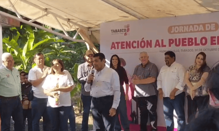Anuncia Javier May construcción de carretera en Caobanal,&nbsp;Huimanguillo